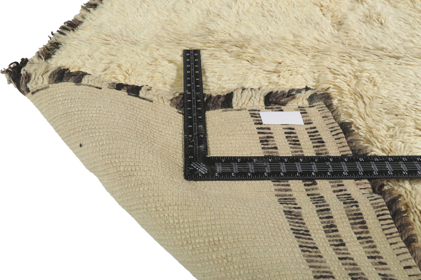 6 x 13 Vintage Moroccan Beni Ourain Rug 21410