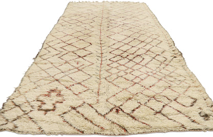 6 x 11 Vintage Moroccan Beni Ourain Rug 21413