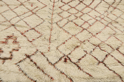 6 x 11 Vintage Moroccan Beni Ourain Rug 21413
