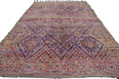 7 x 10 Vintage Beni MGuild Moroccan Rug 21419