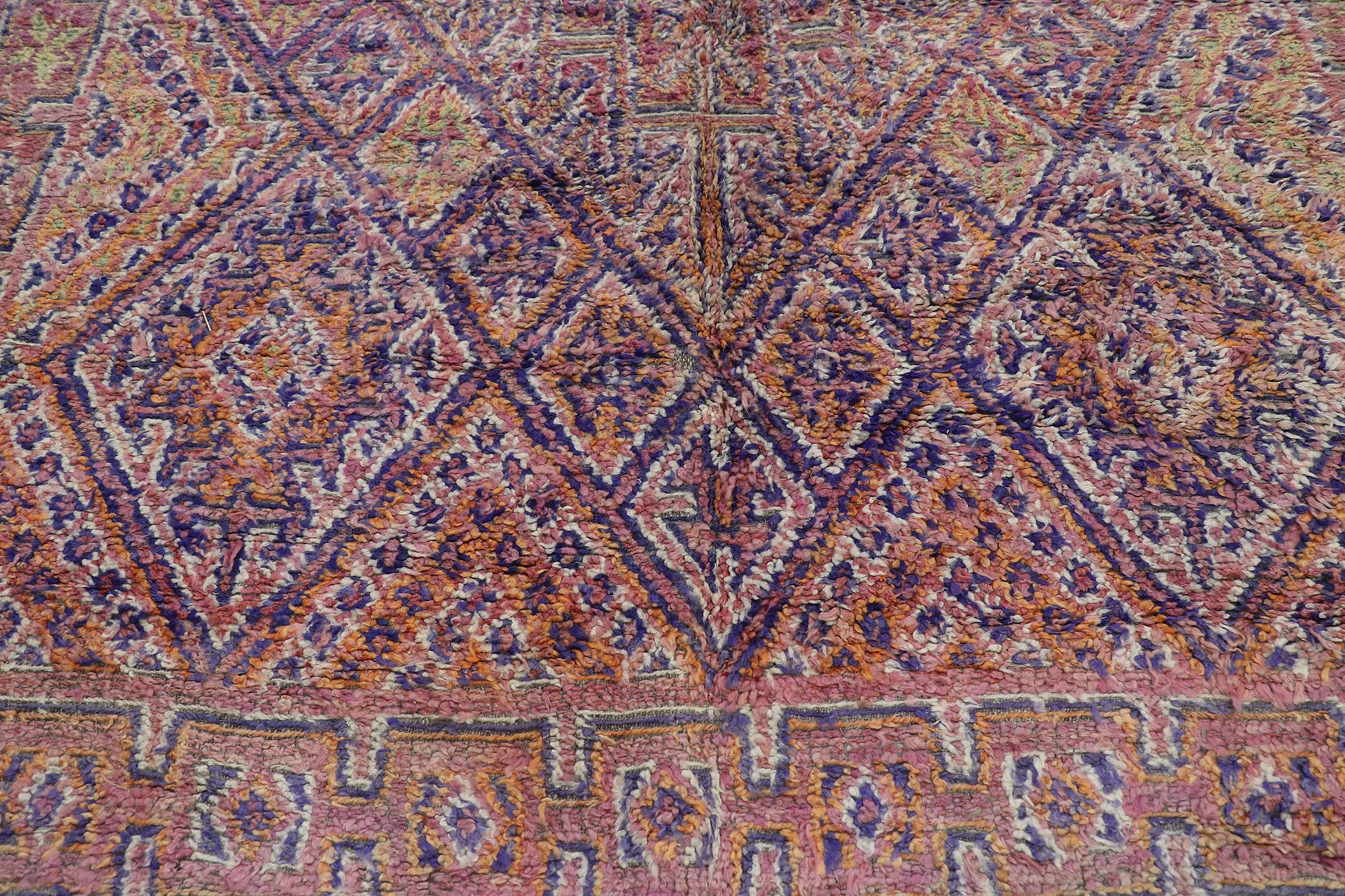 7 x 10 Vintage Beni MGuild Moroccan Rug 21419