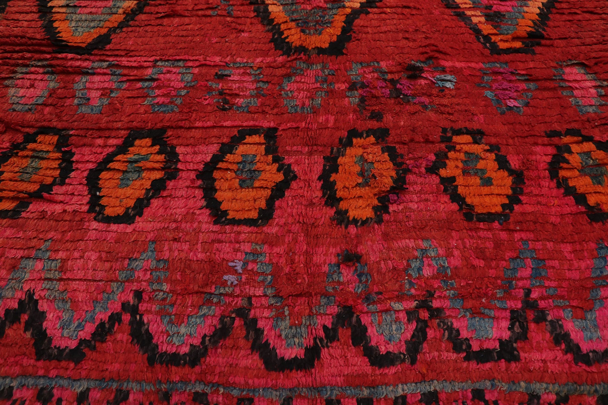 6 x 9 Vintage Red Moroccan Rug 21429
