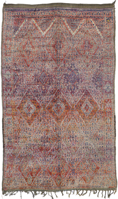 6 x 10 Vintage Beni MGuild Moroccan Rug 21432