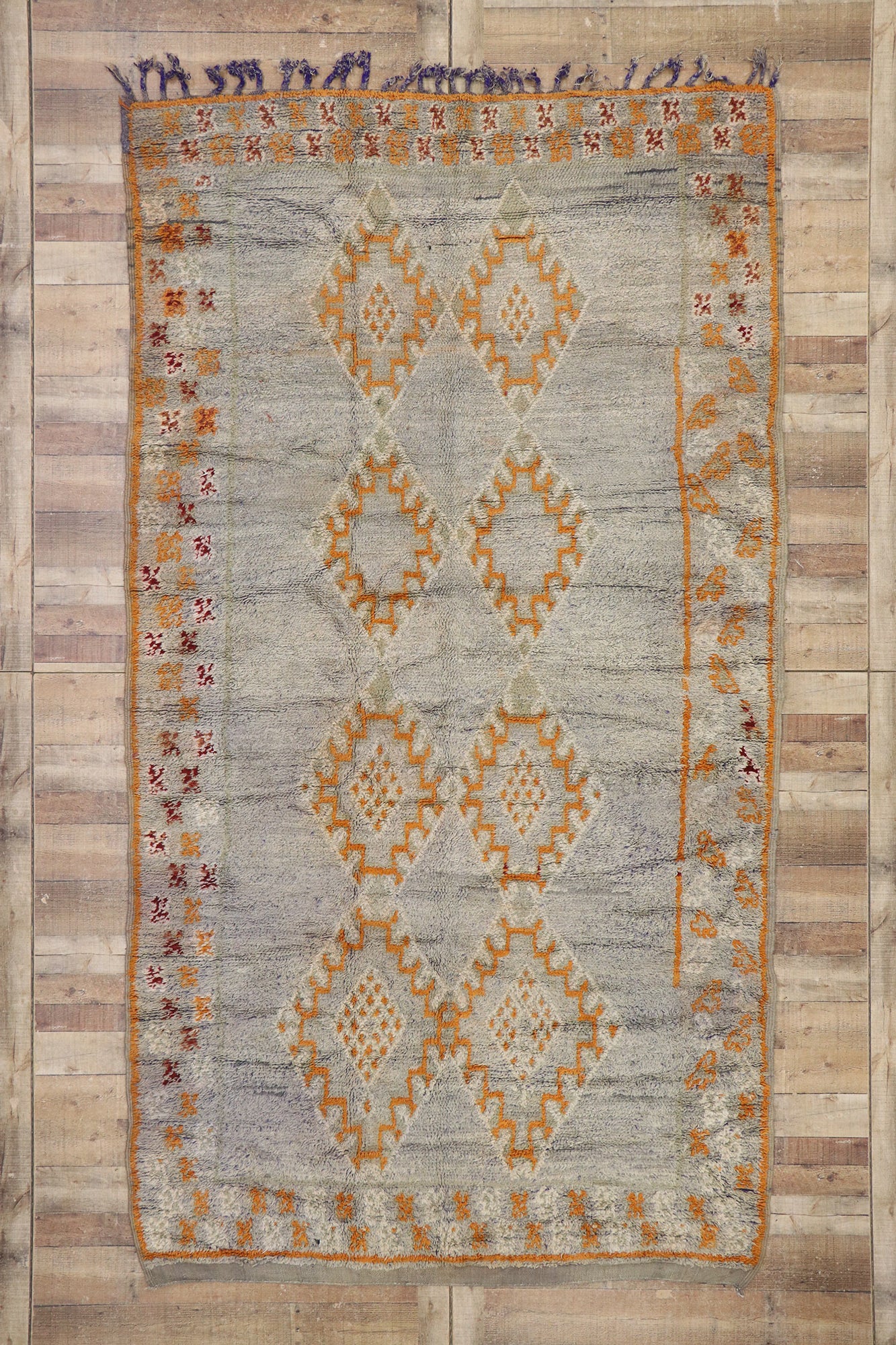 6 x 11 Vintage Moroccan Rug 21433