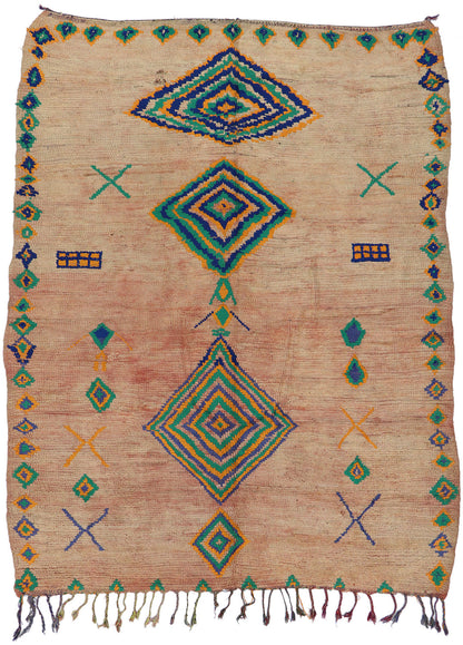 7 x 9 Vintage Boujad Moroccan Rug 21437