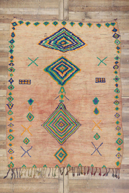 7 x 9 Vintage Boujad Moroccan Rug 21437