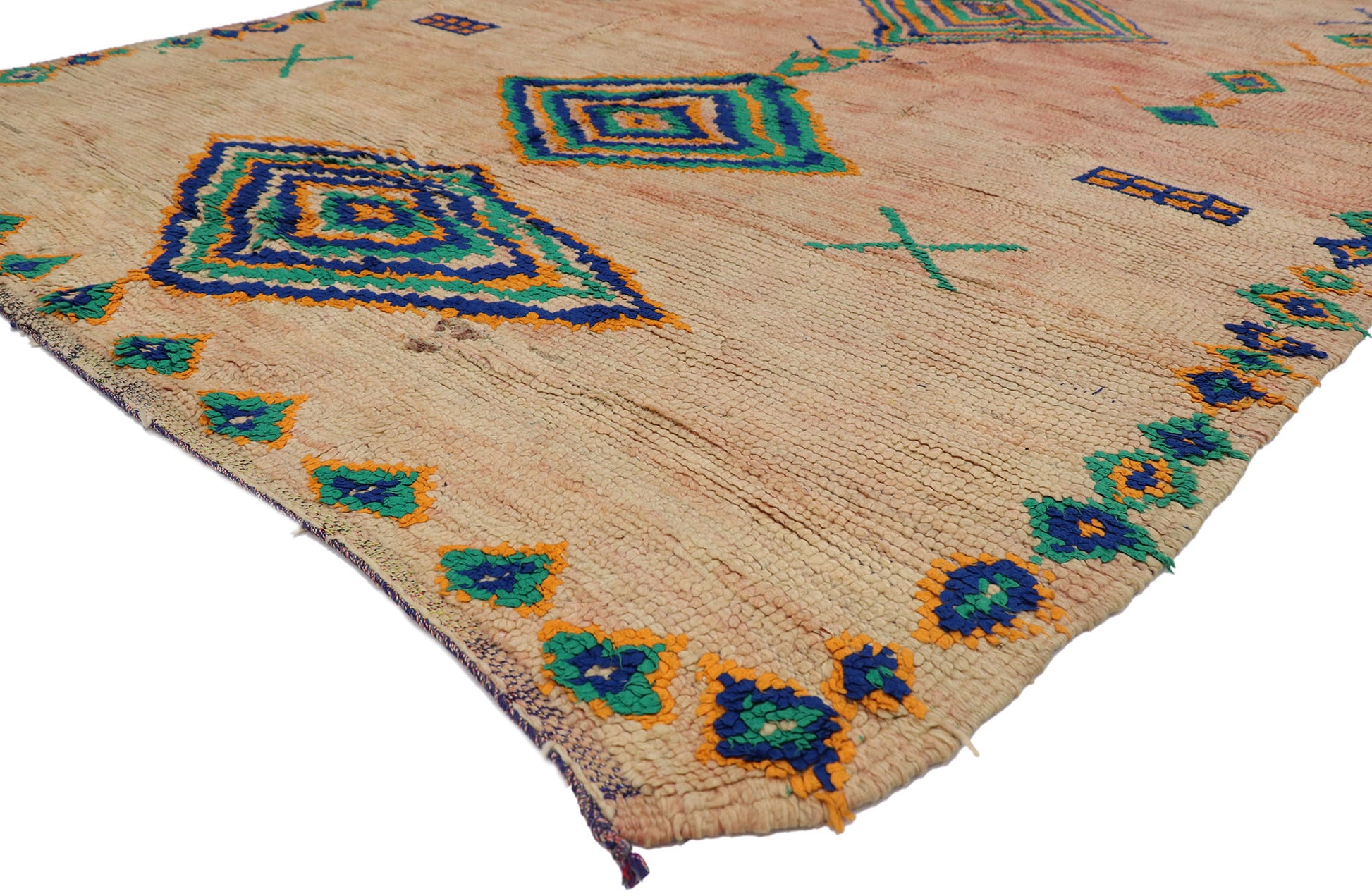 7 x 9 Vintage Boujad Moroccan Rug 21437