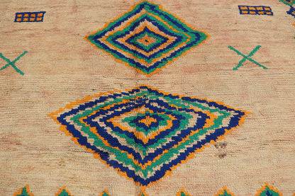 7 x 9 Vintage Boujad Moroccan Rug 21437