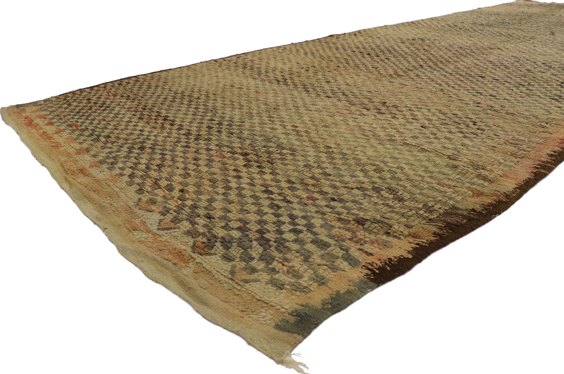 6 x 16 Vintage Boujad Moroccan Rug 21444