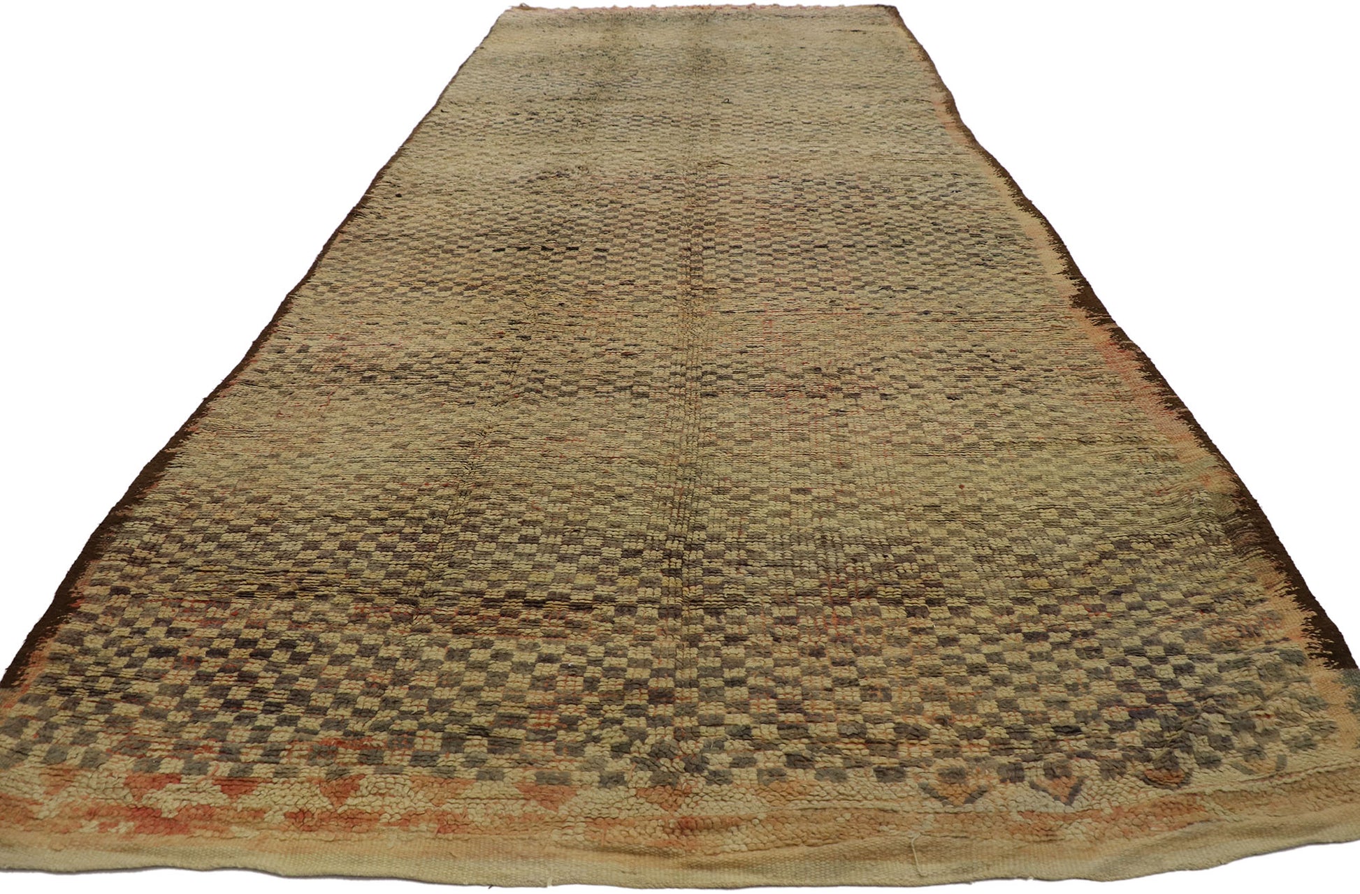 6 x 16 Vintage Boujad Moroccan Rug 21444