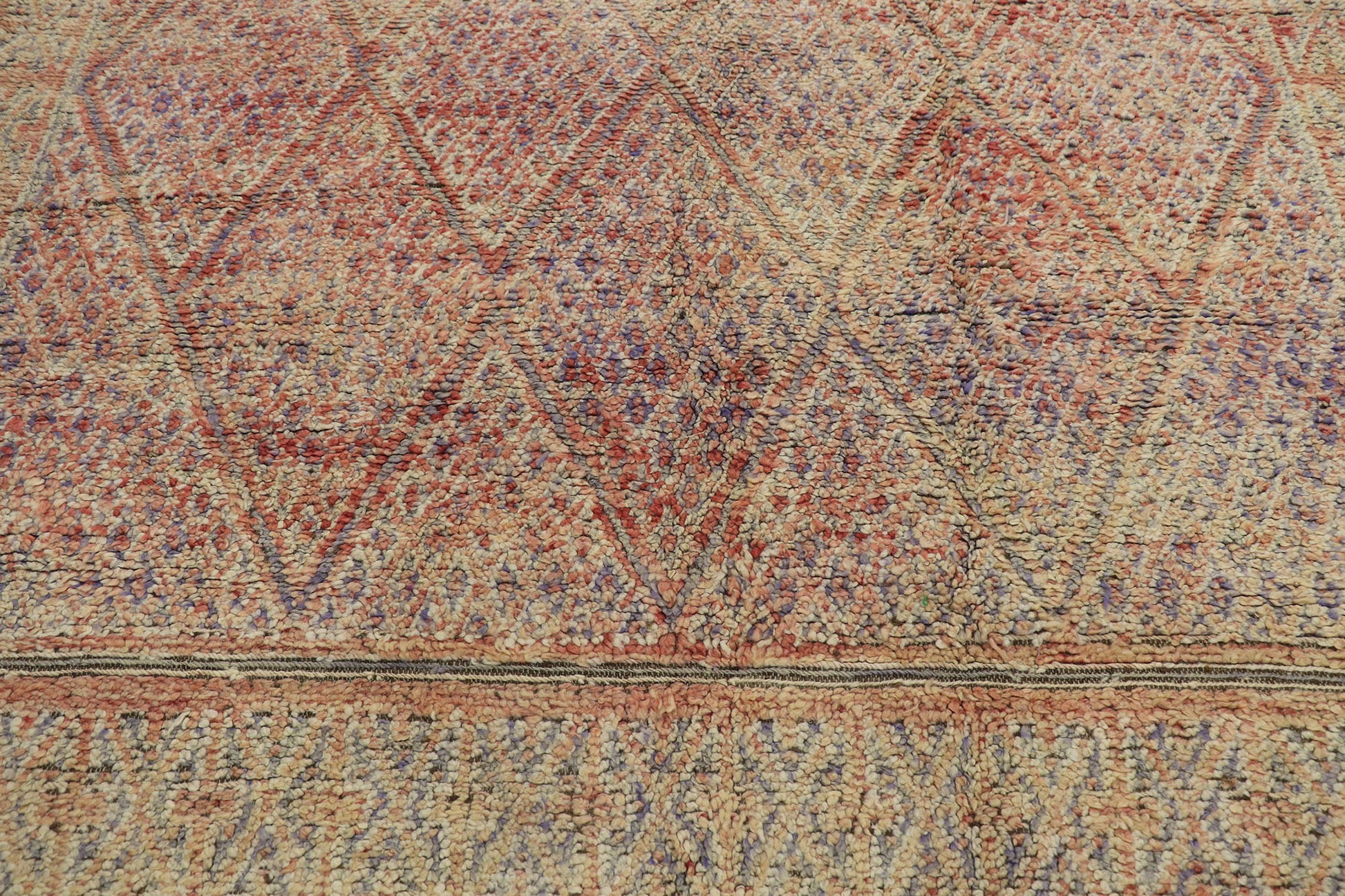 7 x 9 Vintage Beni MGuild Moroccan Rug 21446