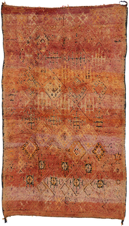 6 x 11 Vintage Zayane Moroccan Rug 21452