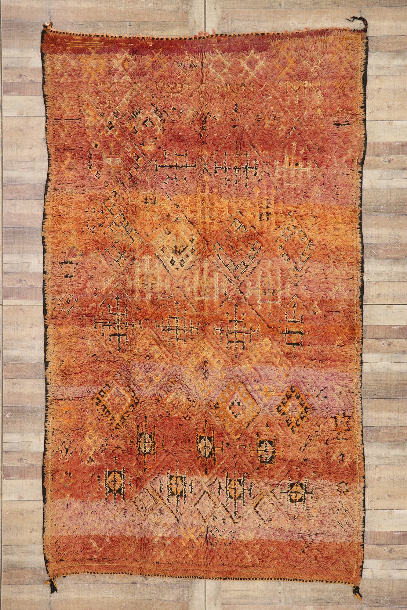 6 x 11 Vintage Zayane Moroccan Rug 21452