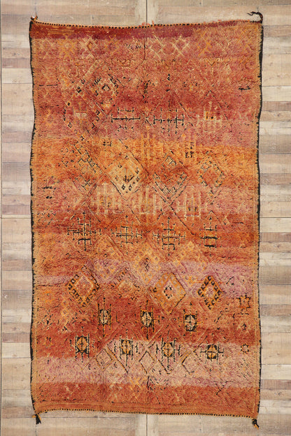 6 x 11 Vintage Zayane Moroccan Rug 21452