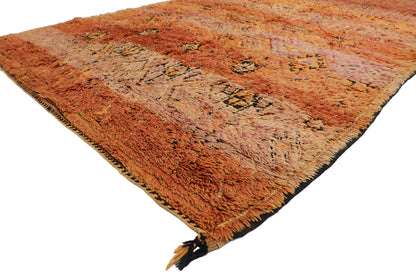 6 x 11 Vintage Zayane Moroccan Rug 21452