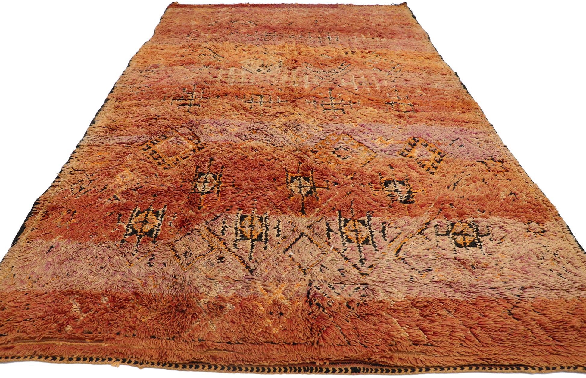 6 x 11 Vintage Zayane Moroccan Rug 21452