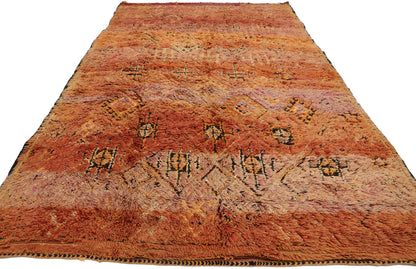 6 x 11 Vintage Zayane Moroccan Rug 21452