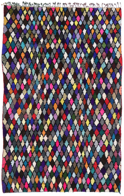 7 x 10 Vintage Moroccan Azilal Rug 21456