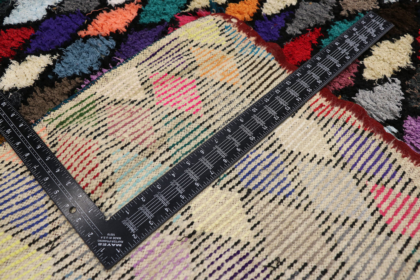 7 x 10 Vintage Moroccan Azilal Rug 21456