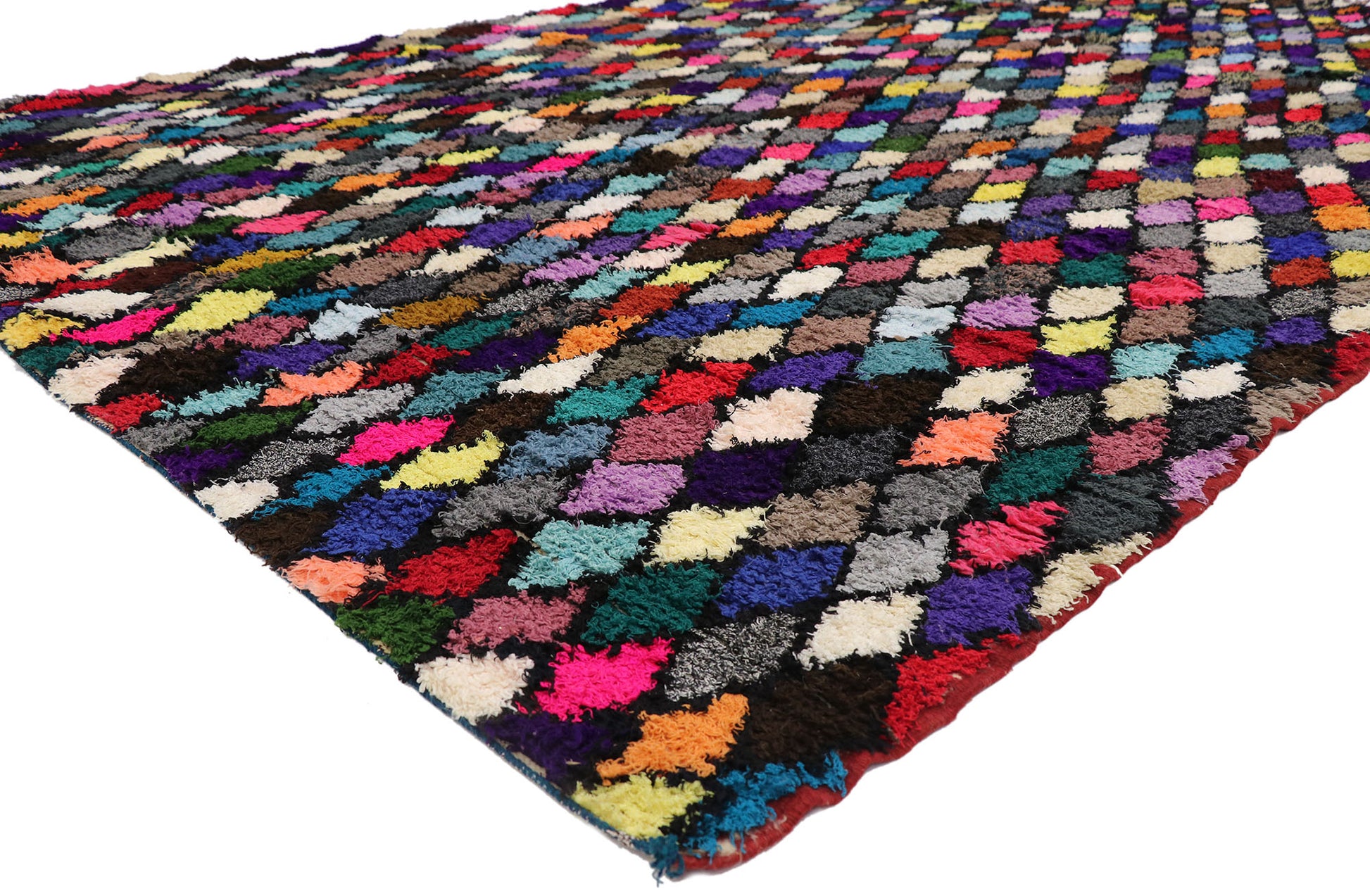 7 x 10 Vintage Moroccan Azilal Rug 21456