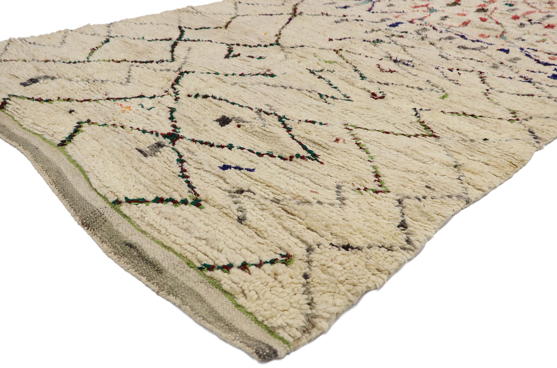 5 x 8 Vintage Moroccan Azilal Rug 21460
