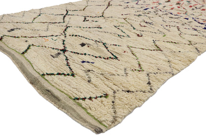 5 x 8 Vintage Moroccan Azilal Rug 21460