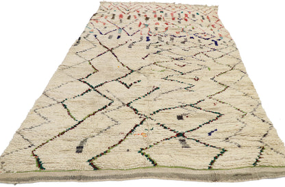 5 x 8 Vintage Moroccan Azilal Rug 21460