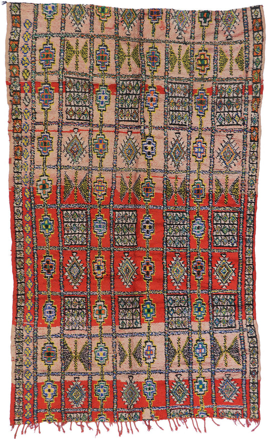 6 x 10 Vintage Boujad Moroccan Rug 21462