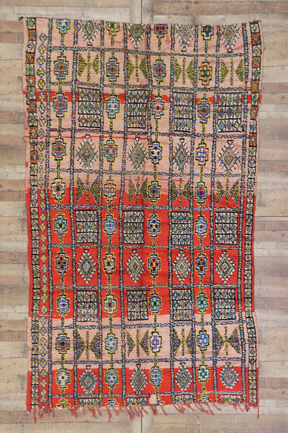 6 x 10 Vintage Boujad Moroccan Rug 21462