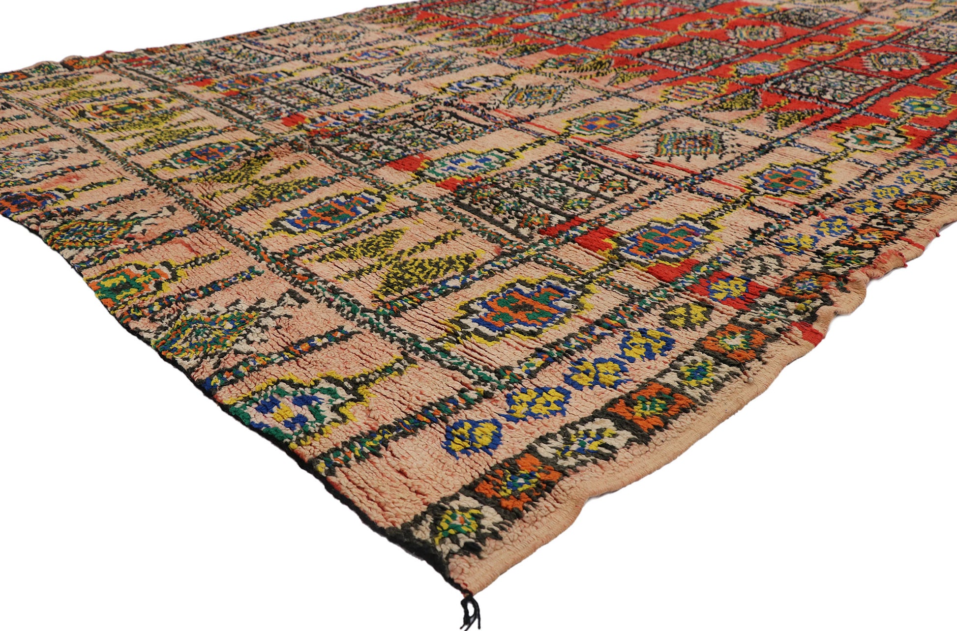 6 x 10 Vintage Boujad Moroccan Rug 21462