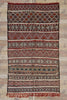 5 x 8 Vintage Zemmour Moroccan Kilim Rug 21471