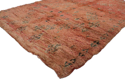 5 x 7 Vintage Red Boujad Moroccan Rug 21472