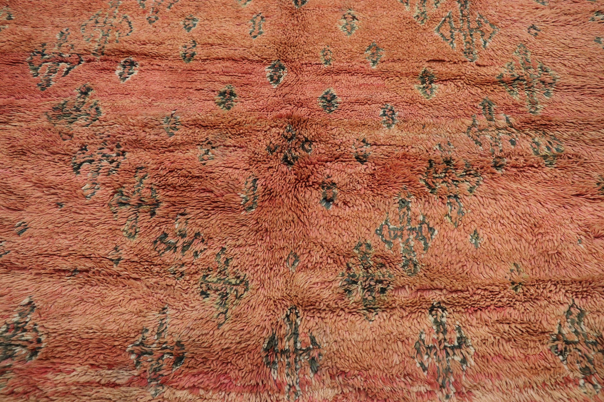 5 x 7 Vintage Red Boujad Moroccan Rug 21472