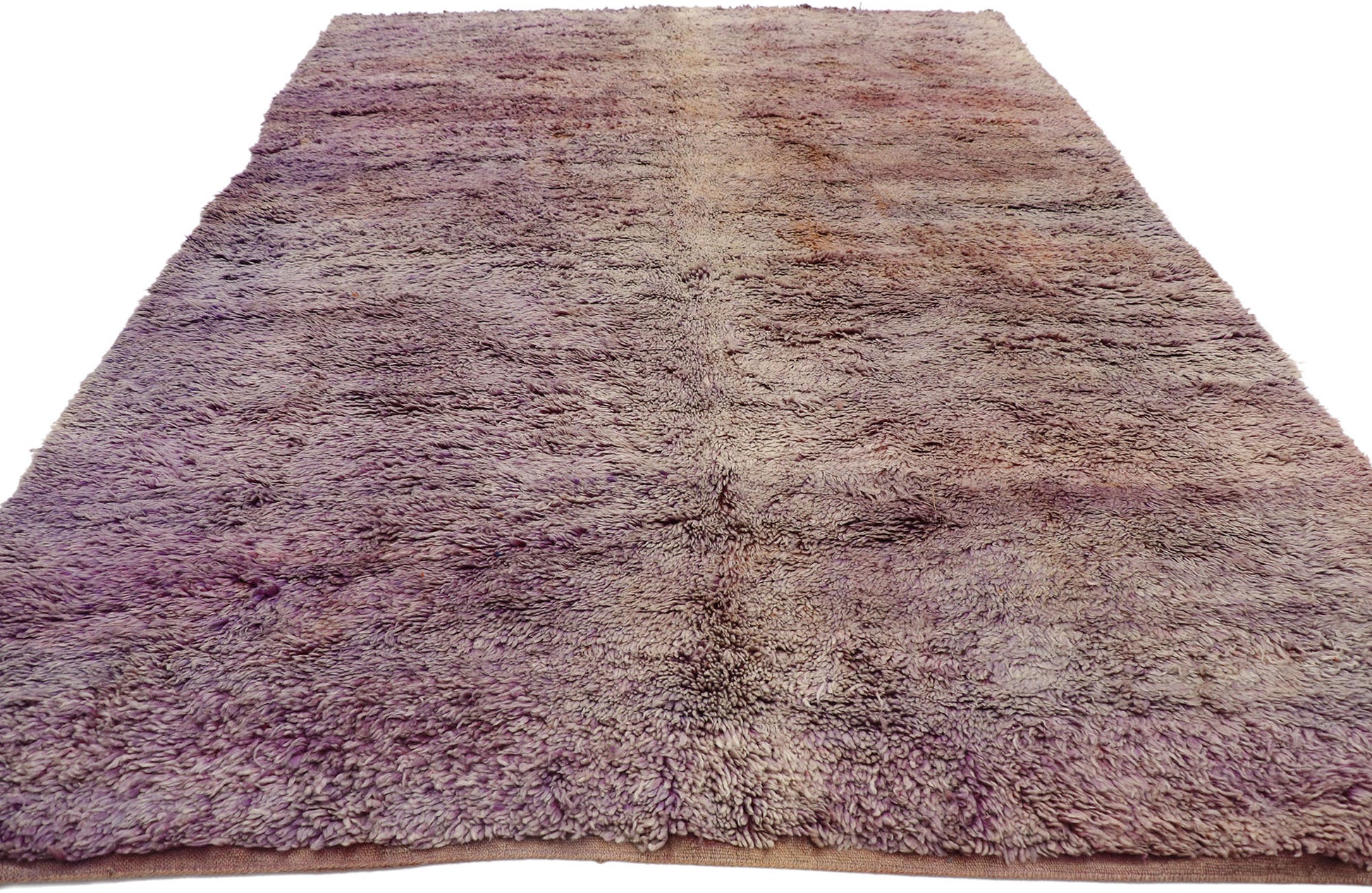 7 x 11 Vintage Purple Beni Mrirt Moroccan Rug 21474