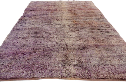 7 x 11 Vintage Purple Beni Mrirt Moroccan Rug 21474