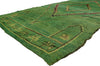 6 x 13 Vintage Green Moroccan Rug 21482