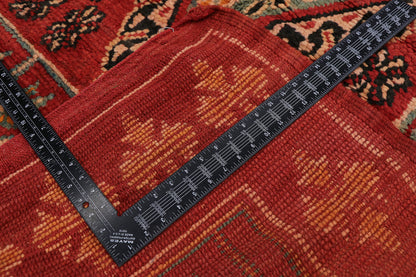 5 x 13 Vintage Red Boujad Moroccan Rug 21486