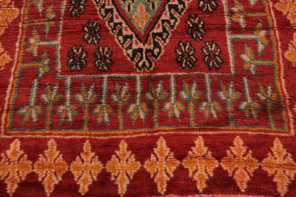 5 x 13 Vintage Red Boujad Moroccan Rug 21486