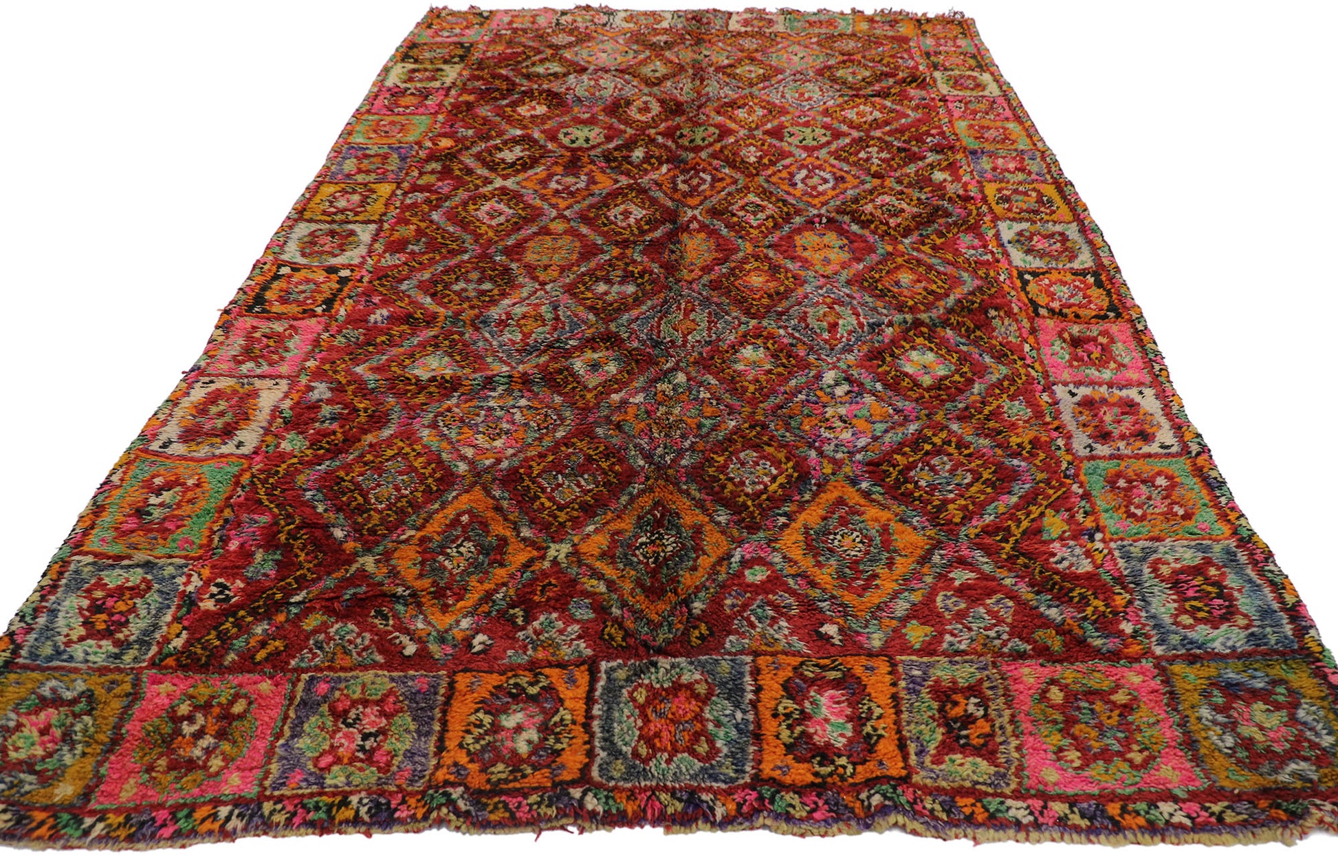 6 x 10 Vintage Beni MGuild Moroccan Rug 21491