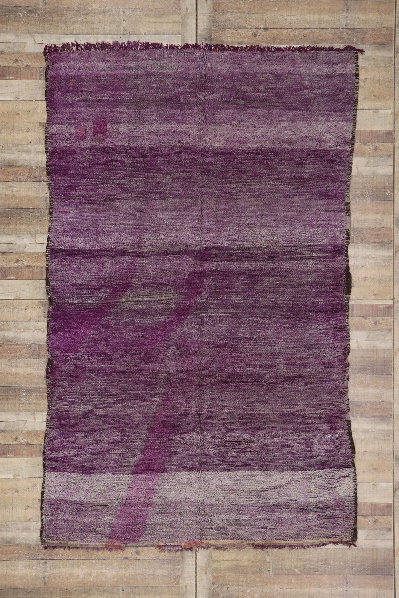 6 x 10 Vintage Purple Moroccan Rug 21492