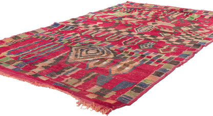 4 x 6 Vintage Boujad Moroccan Rug 21494