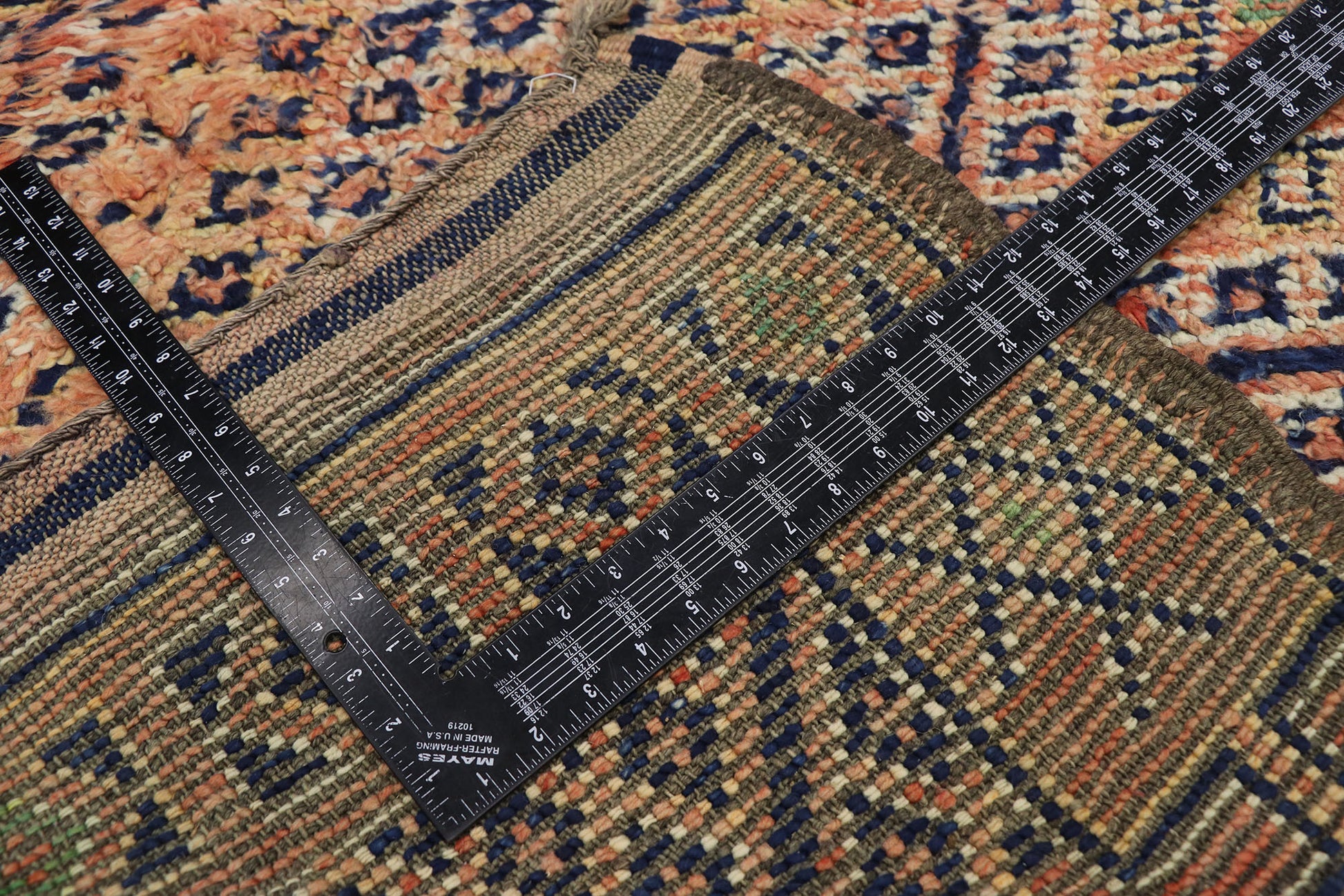 7 x 8 Vintage Beni MGuild Moroccan Rug 21499