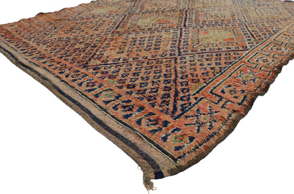 7 x 8 Vintage Beni MGuild Moroccan Rug 21499