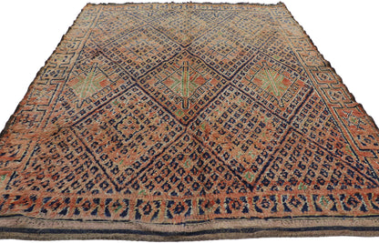 7 x 8 Vintage Beni MGuild Moroccan Rug 21499