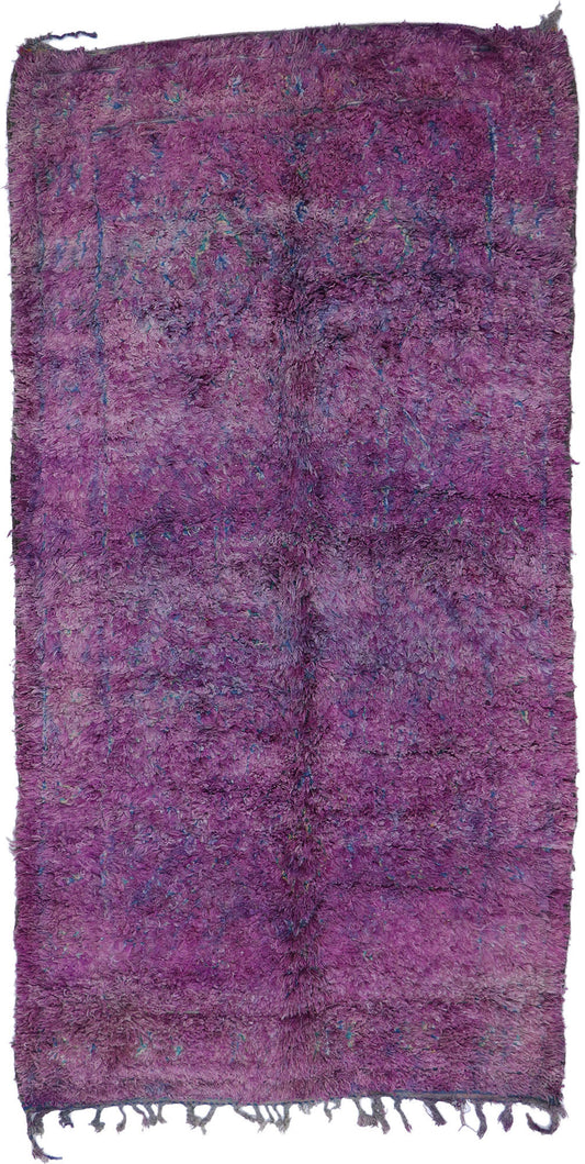 6 x 12 Vintage Purple Moroccan Rug 21503