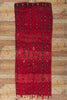 4 x 9 Vintage Red Beni Mrirt Moroccan Rug 21508