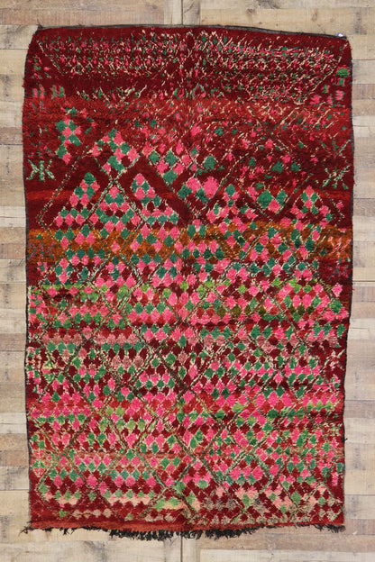 6 x 9 Vintage Beni M'Guild Moroccan Rug 21509