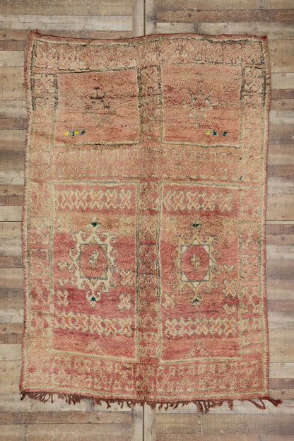 6 x 10 Vintage Boujad Moroccan Rug 21511
