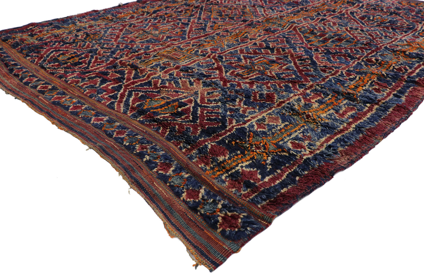 7 x 8 Vintage Moroccan Rug 21512