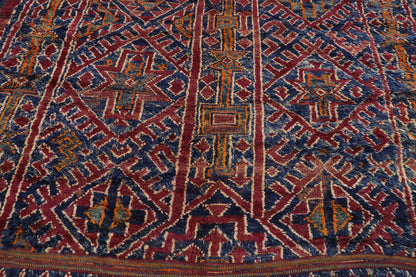 7 x 8 Vintage Moroccan Rug 21512